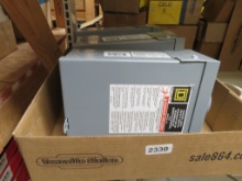 Lot of 3 Square D 30A Safety Switches