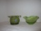 Vintage Green Glass Bowls