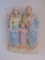 12” Tall Bisque Music Box Figurine of “Holy Family”