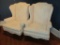 Pair Wing Back Chairs