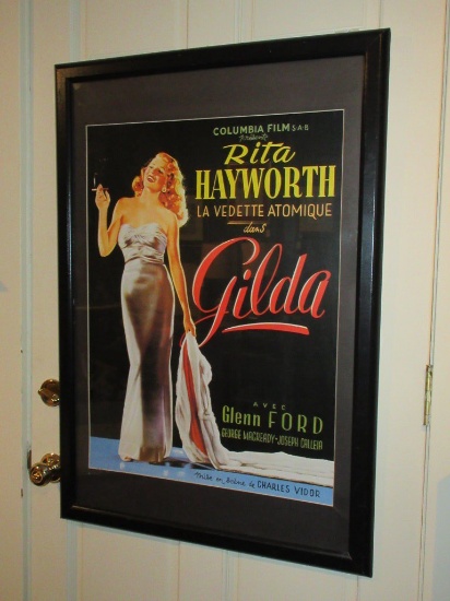 Rita Hayworth Poster Framed Movie Poster