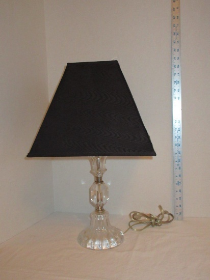 Pressed Glass Accent Lamp