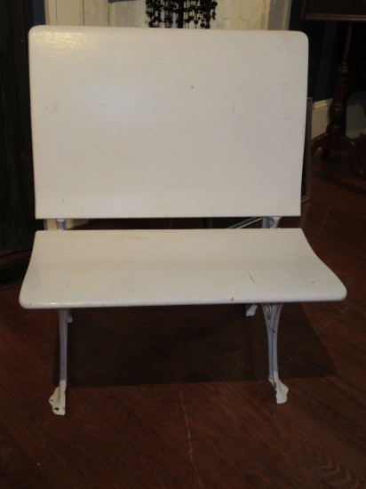 Vintage School Desk w/ Flip Seat