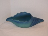 Van Briggle Art Pottery Blue Conch Shell Planter
