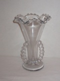 Vintage Imperial Glass Co. Candlewick Fan Vase