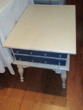Painted Bedside or End Table