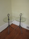 Super Cool Glass Top Occasional Tables