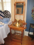 Oak Wash Stand Approx. 56 5/8”