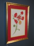 Beautiful Framed Floral Needlepoint