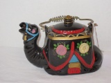 Early Japan Ceramic Camel Tea Pot