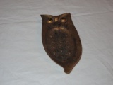 Wrought Iron Owl Ashtray