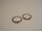 2- White Gold Ring Guards
