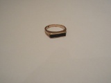 14K Yellow Gold & Onyx Ring