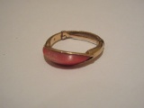 Yellow Gold Ring w/ Coral Stone