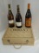 Lot – Wine Bottles & Bolla Wood Wine Box