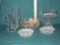 Lot – Misc. Pressed Glass & Lead Crystal