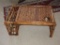 Rattan Bed Tray w/ Cup Holder & Magazine Space