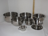 Lot – Misc. Stainless & Other Mixing Bowls Etc.