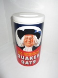 Old Fashioned Quaker Oats Design Ceramic Canister