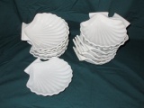 12 Micro-Whites Shell Dishes