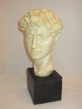 A. Santini Sculpture Bust of David On Base
