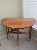 Early Handcrafted Gate Leg Table