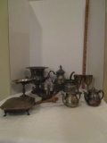 Lot - Misc. Silver-plate & Other