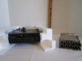 Lot - BMD Car Radio with Cassette Player & Misc. Amp