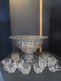 Vintage Punch Bowl Set