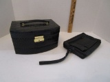 Lot - Jewelry Box & Handbag