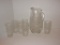 Glass Pitcher w/ 6 Glasses