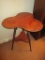 Adorable Mahogany Clover Leaf Occasional Table