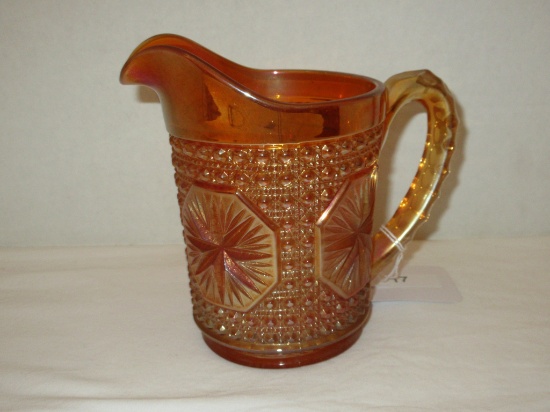 5 1/2" Tall Marigold Carnival Pitcher