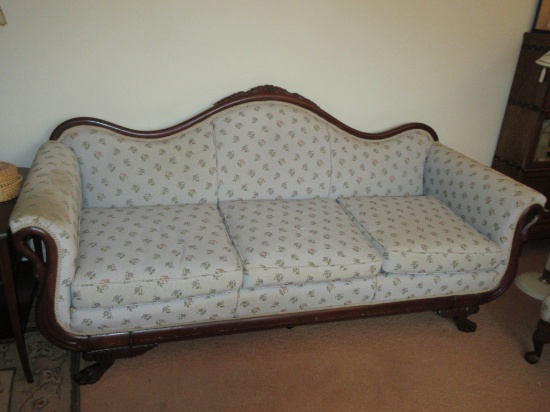 Victorian Sofa w/ Goose Neck Arms