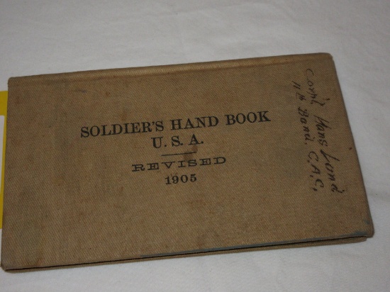 Early “Soldiers Handbook – USA”