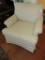 Cream Colored Upholstered Chair