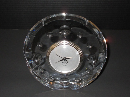 Lenox Glass Table Clock