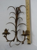Lovely gilded candle sconce - measures 11 1/2