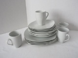 Set of white dishes - see pictures