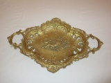 Ornate Vintage Baroque Style Tray, measuring 15 1/2