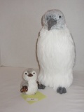 Mama & baby penguin - Natural Materials