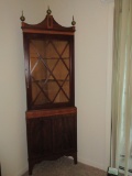 Mahogany Corner Cabinet