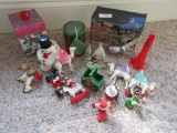 Lot Misc. Christmas Ornaments, Etc., See Pics