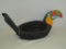 Funky Wooden Carved Toucan Bowl