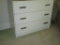 3 Drawer White Chest by Techline