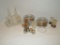 Lot - Misc. Glassware, Sterling , Silver-plate Glass Coasters