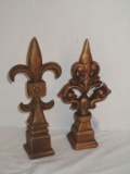 Pair of Fleur de Lis Figures