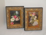 Pair of Floral Still Life