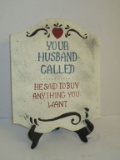 Decorative Plaques w/ Stand