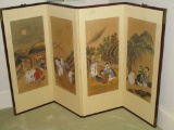 Asian Theme Paneled Screen